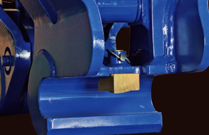 手動安全ロック（リンク側）